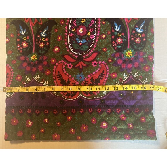 Fabric Body Pillowcase Cover Handmade Colorful Pink Purple Open End 38.5x17 Inch - Picture 3 of 8